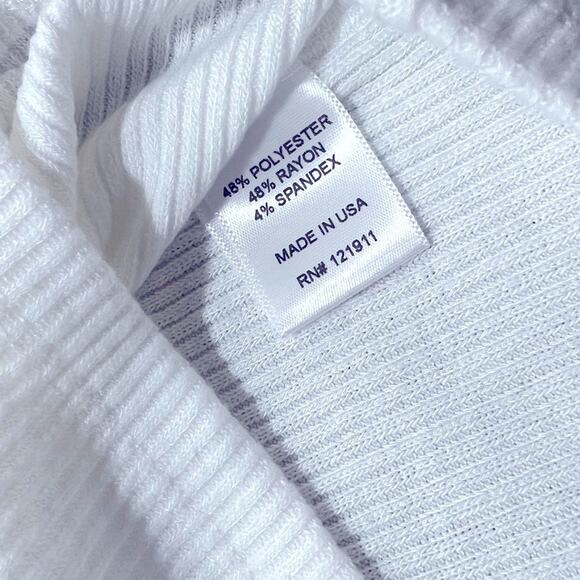 LNA X REVOLVE Encounter Off the Shoulder Midi Dress In White Size S NWT - Picture 13 of 13